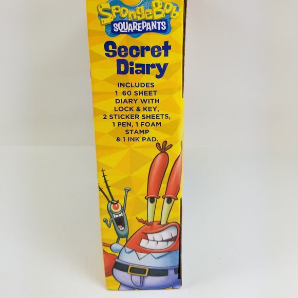 SpongeBob SquarePants Secret Diary Set - New in Box - Picture 9 of 15
